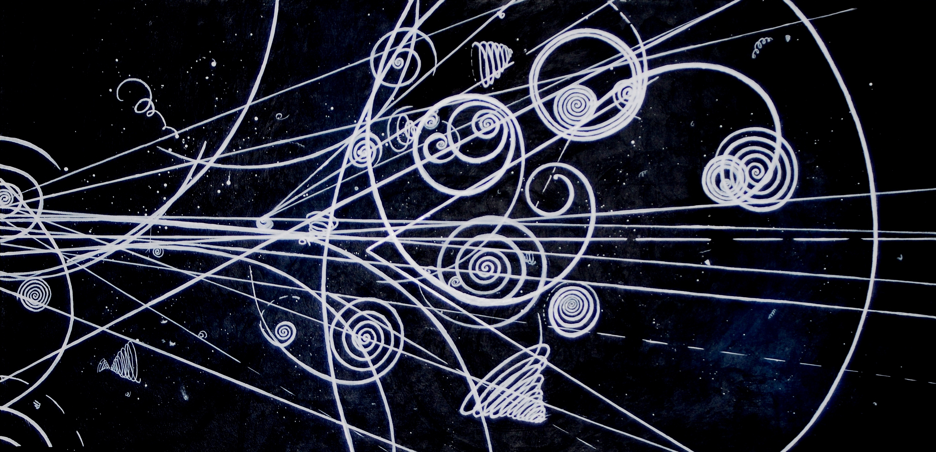 Spirals in space.
