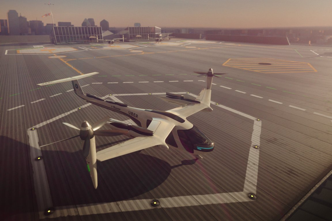 flying car uber flying taxi uberair