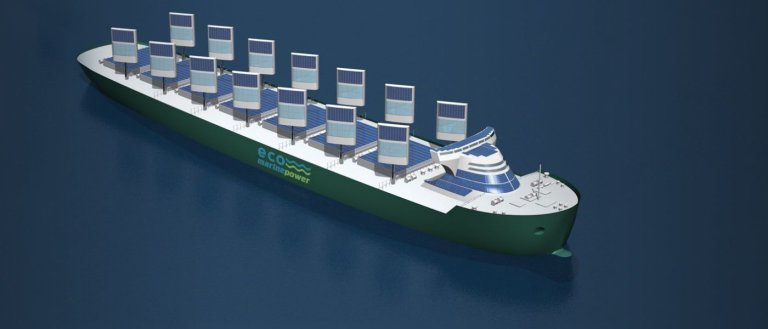 New Ship With Rigid Solar Sails Harnesses the Power of Sun and Wind at the Same Time