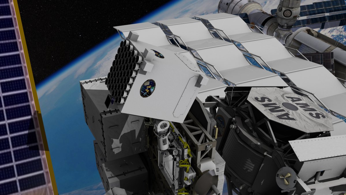 An illustration of NICER attached to the International Space Station. Image Credit: NASA