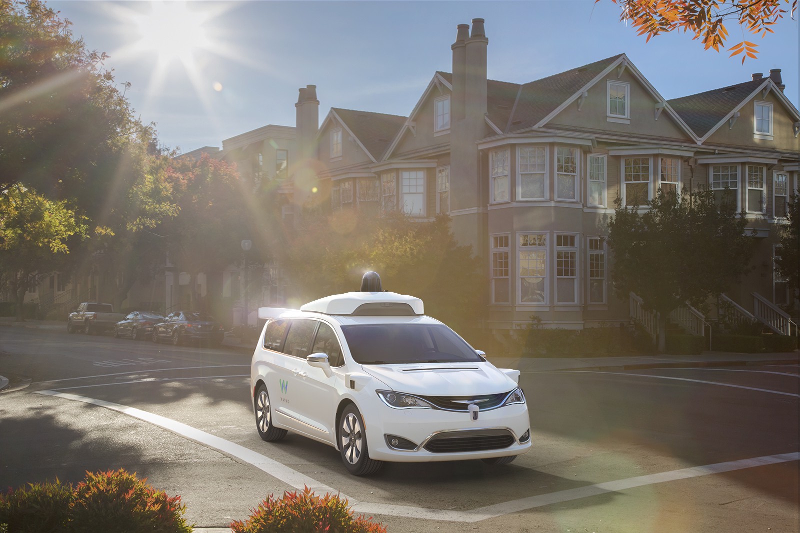 Waymo testing the self-driving Chrysler Pacifica. Image Credit: Waymo