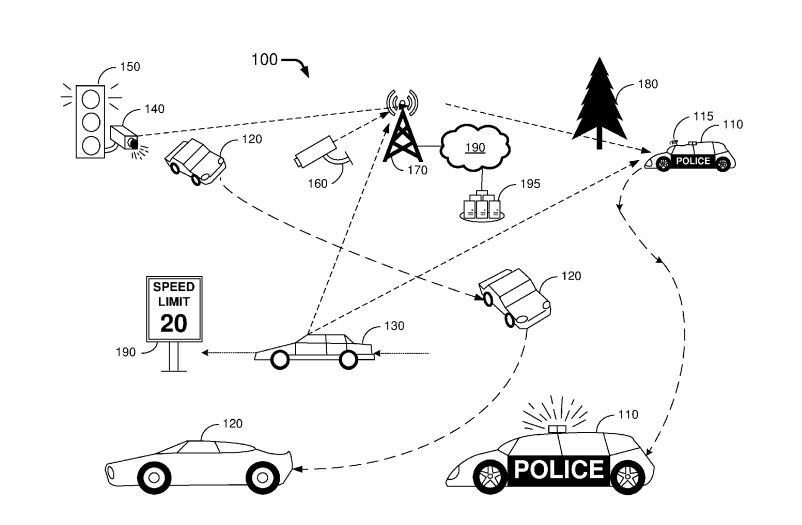 An illustration from the patent. Image Credit: Ford