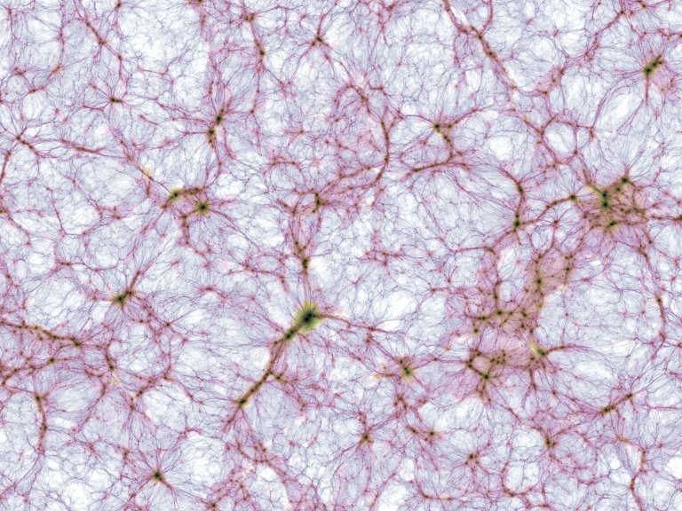 simulation universe dark matter black holes