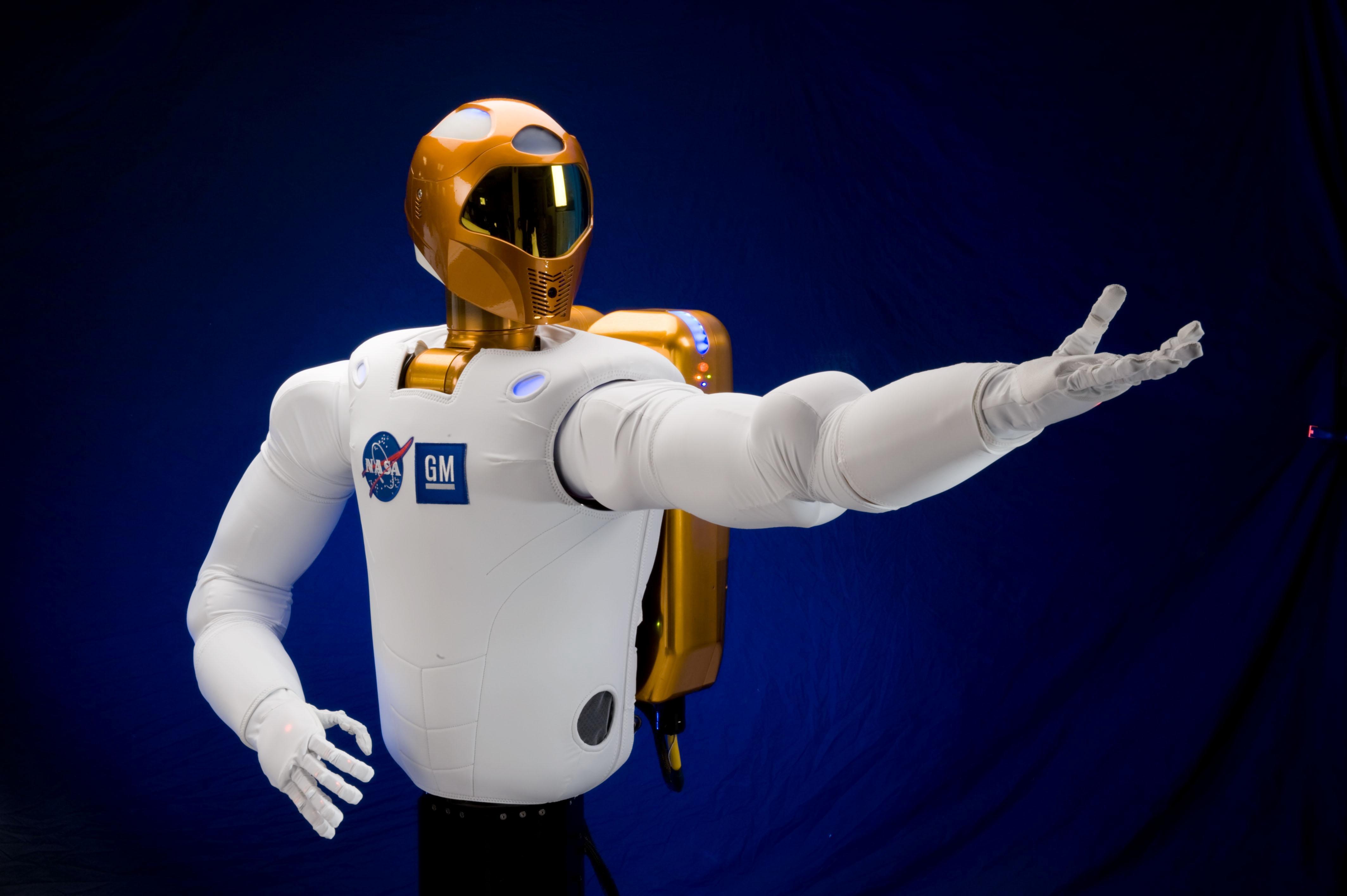 One day, we might be able to remotely control humanoid robots like NASA's Robonaut 2. Image Credit: NASA