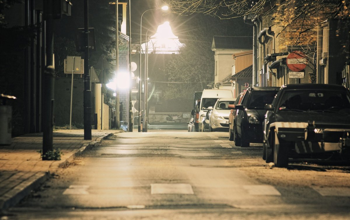 Are streetlights watching you? Image Credit: jwvein / pixabay
