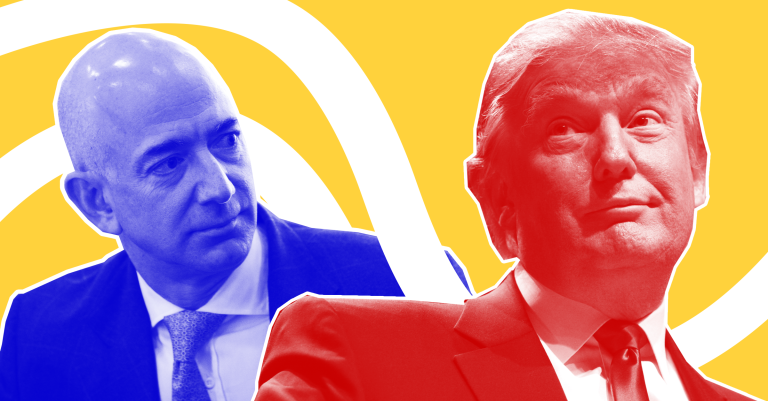 Donald Trump Is Still Going in on Jeff Bezos and Amazon, Still Getting Basic Facts Laughably Incorrect