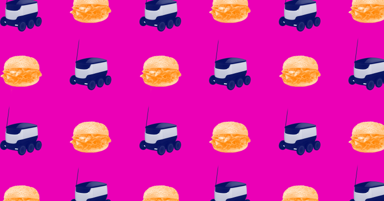 Tiny Robots Will Deliver Your Lunch, Because We Hate Human Interaction