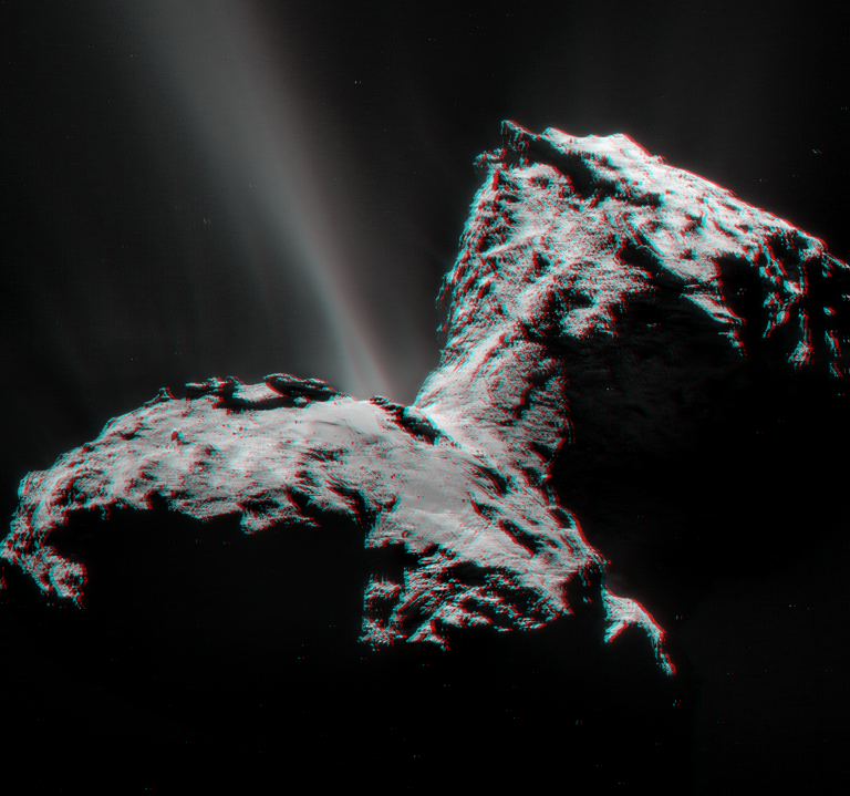 Watch This Breathtaking, Close-Up Clip Of The Surface of A Distant Comet