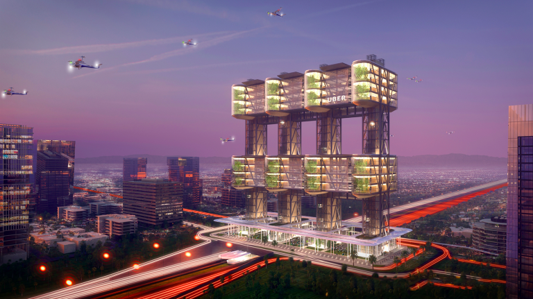 Uber Gave Architects the Chance to Design Their Sci-Fi Flying Taxi ‘Skyports,’ and They Came Back With This