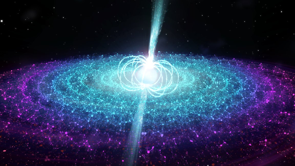 For the first time ever, researchers have discovered radio jets launching from a neutron star with a strong magnetic field.