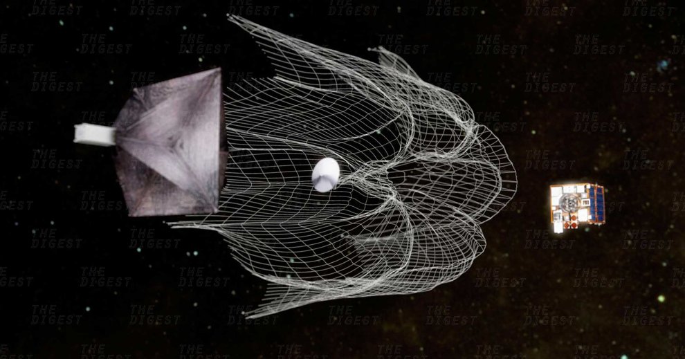 UK Researchers Just Deployed a Massive Net to Catch Space Debris