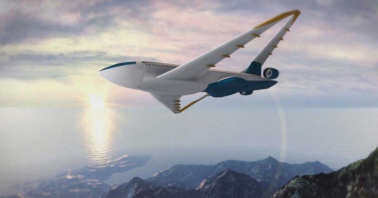 See a Mini Prototype of a Weird Plane With Connected Wings in Action