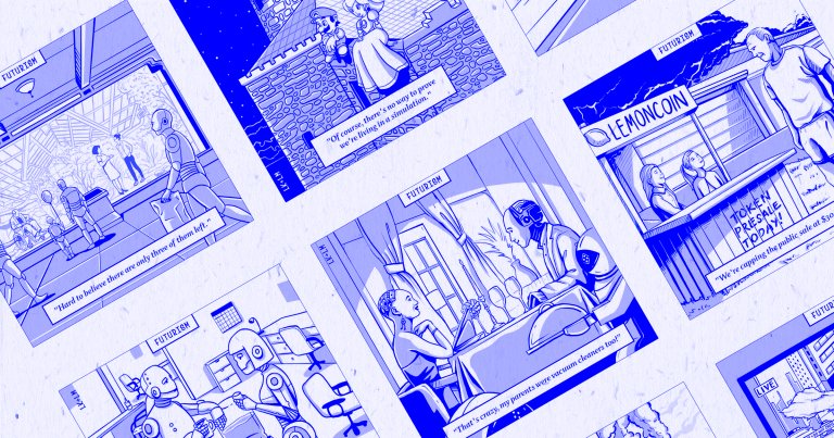 Cartoons From Tomorrow, a book of Futurism Cartoons.