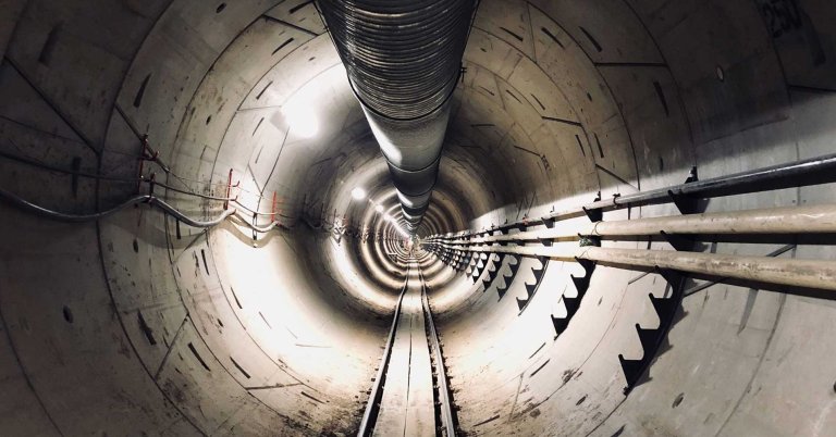 Elon Musk shared a video walkthrough of the Boring Company's test tunnel in Hawthorne, CA, which will open on December 10.
