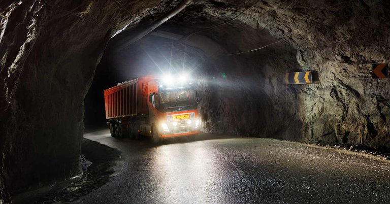 Self-Driving Trucks Will Transport Limestone in a Norwegian Mine