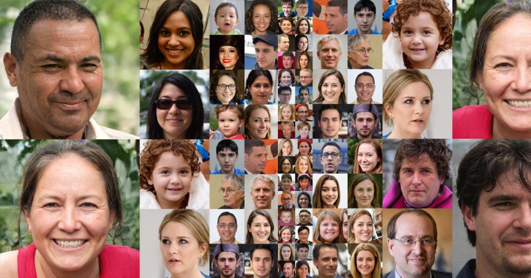 Researchers at NVIDIA created a neural network that can come up with incredibly realistic faces on the spot.