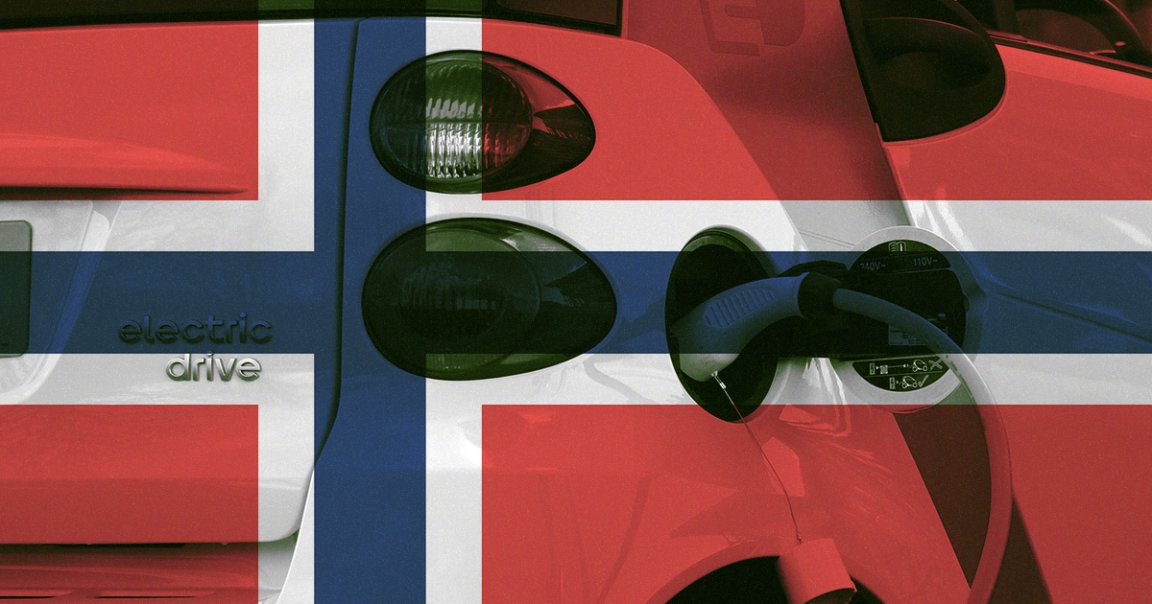 Three out of every ten new cars sold in Norway last year were electric, which is the highest percentage in the world by a long shot.