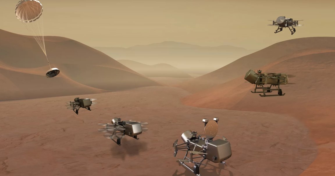 Later this year, NASA might decide to fund a Johns Hopkins University mission that would send a drone to Saturn's largest moon Titan.