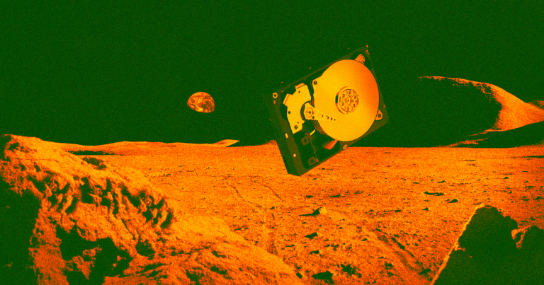 The Lunary Library, a backup copy of human knowledge, is on its way to the moon, where it will serve as an archive in case things go wrong on Earth.