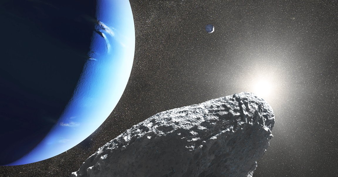 Researchers have finally figured out why Hippocamp, a tiny moon orbiting Neptune, is able to exist despite its close proximity to a much-larger moon.