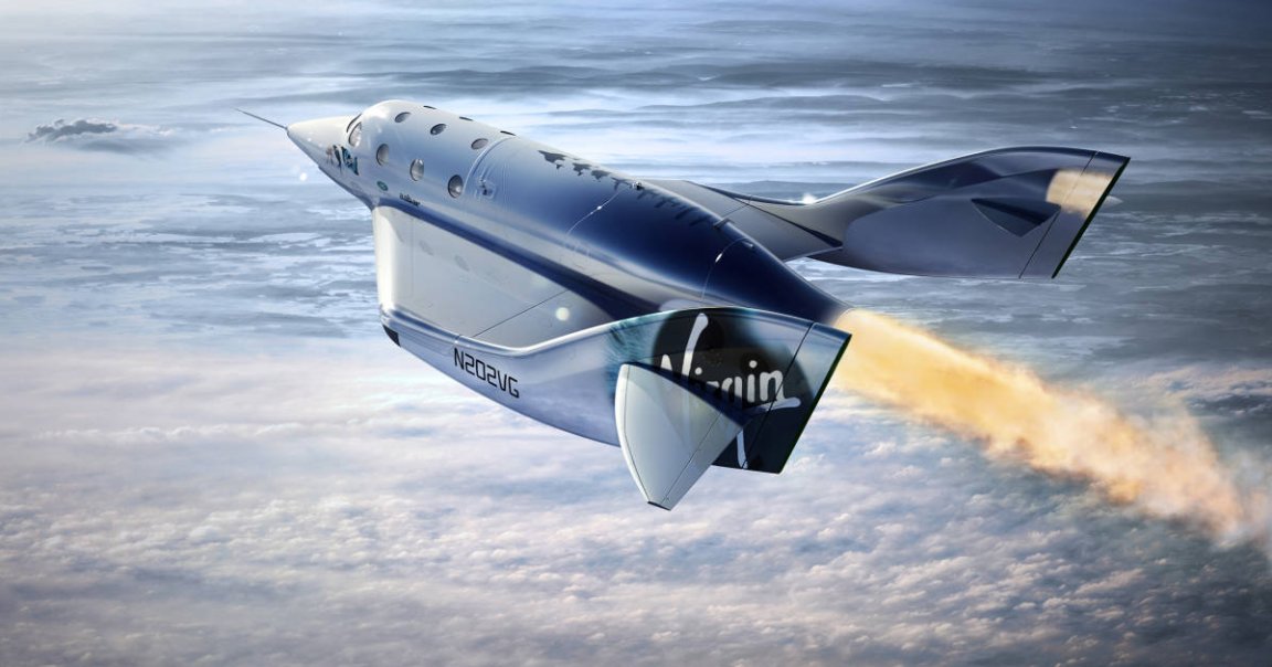 Virgin Galactic's suborbital space plane VSS Unity reached a maximum altitude (apogee) of 240,000 feet or 45 miles(73 km) on its fifth test flight.