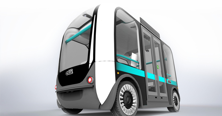 Local Motors demonstrates how its Olli self-driving shuttle reacts during crash testing in a pair of video shared exclusively with The Verge.