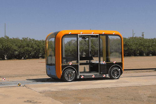self-driving shuttle