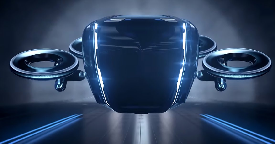 Goodyear unveiled a concept tire that rotates to give lift to a flying car at the 2019 Geneva International Motor Show on Tuesday.