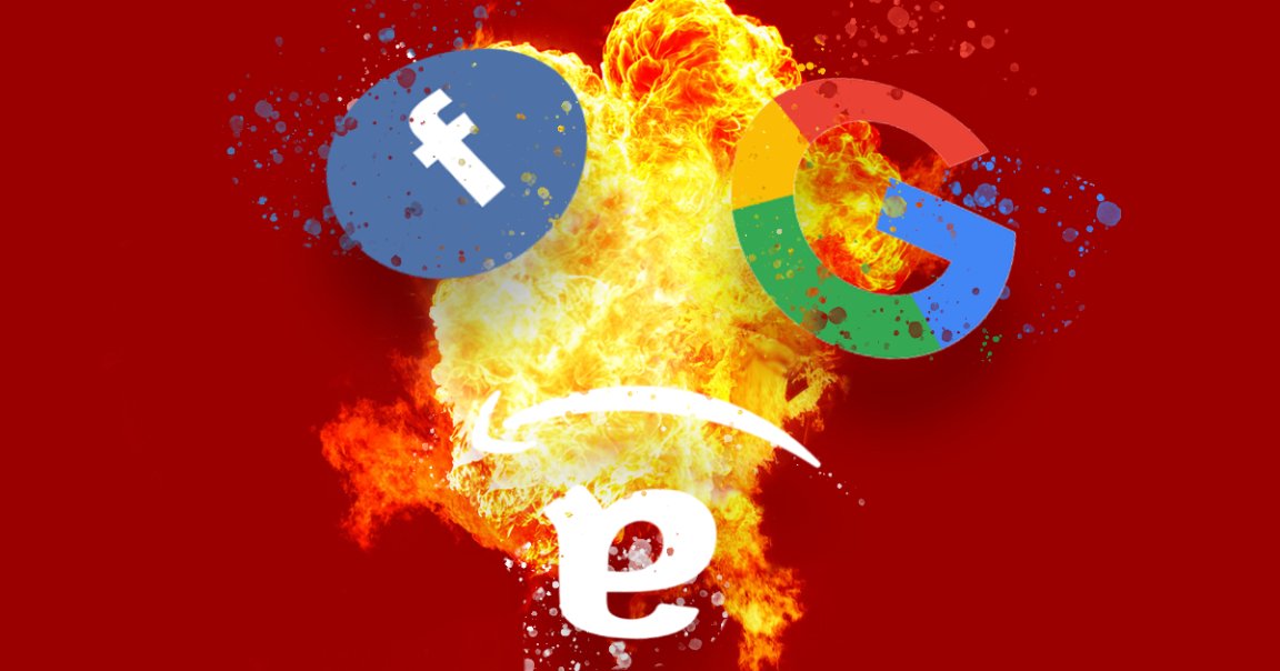 Senator and presidential candidate Elizabeth Warren announced a bold plan today to break up tech giants Amazon, Facebook, and Google.