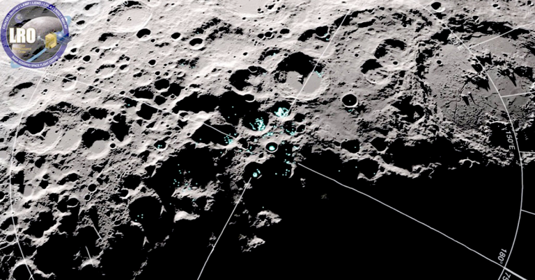 NASA’s Lunar Orbiter Spots “Moving Water Molecules” on the Moon