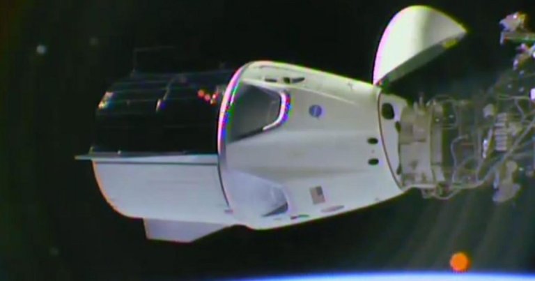SpaceX's next-generation passenger spacecraft Crew Dragon has docked itself to a free dock on the International Space Station at 5:51 am EST this morning.