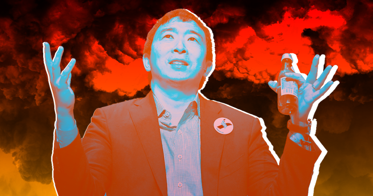 Andrew Yang’s Goal: Steer Us Away From a Bleakly Dystopian Future
