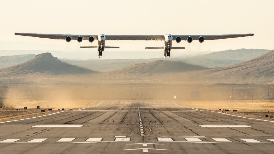 The Stratolaunch, the world's biggest airplane, just completed its first test flight, putting us one step closer to cheaper launches into space.