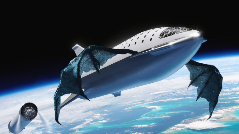 Musk tweeted that he was "thinking about adding giant stainless steel dragon wings to Starship" that could allow it to keep cool during re-entry.