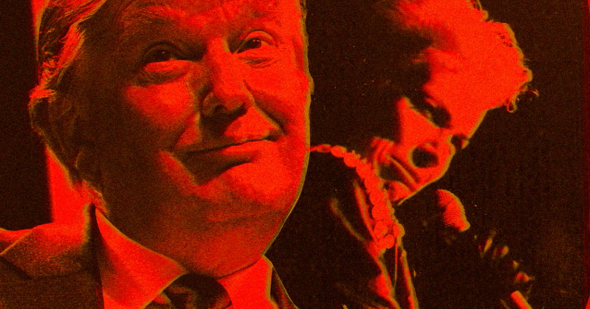 The YouTube account using Google's AI research to make synthesize videos of Trump singing is back, this time with "Sweet Dreams."