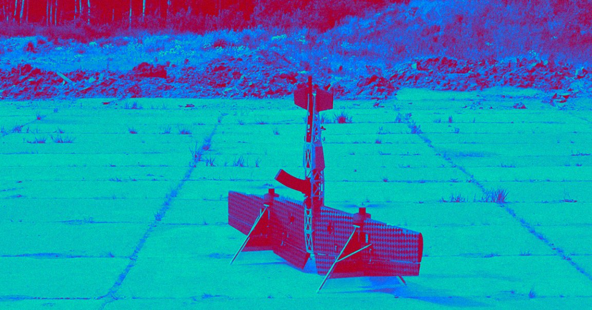 Russia's weapon maker Almaz-Antey built a drone that can fire a semi-automatic 12 caliber shotgun. Video footage shows the thing in action.