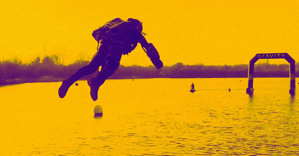 At a test flight for UK startup Gravity's "jet suit," UK Defence Secretary Gavin Williamson enthused about using similar suits for combat missions.