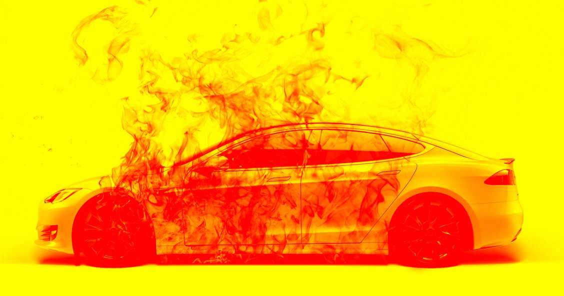 Tesla Fire Animation Parked Teslas Keep Catching Fire for Seemingly No Reason