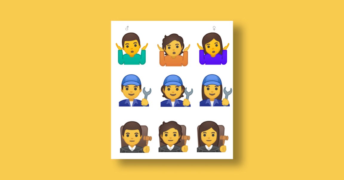 Google is launching a series of gender-fluid emoji for its smartphones, the latest example of efforts to make the tiny symbols more inclusive.