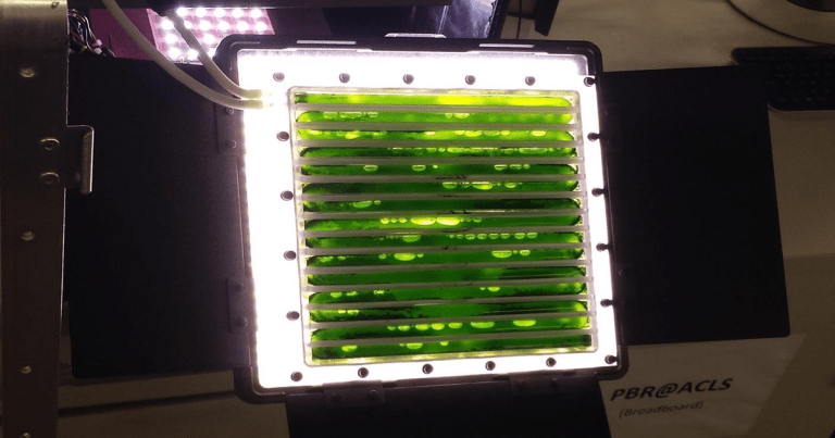 The ISS is about to test a new algae bioreactor that turns carbon dioxide to food and breathable oxygen. If it works, it could allow deep space missions.