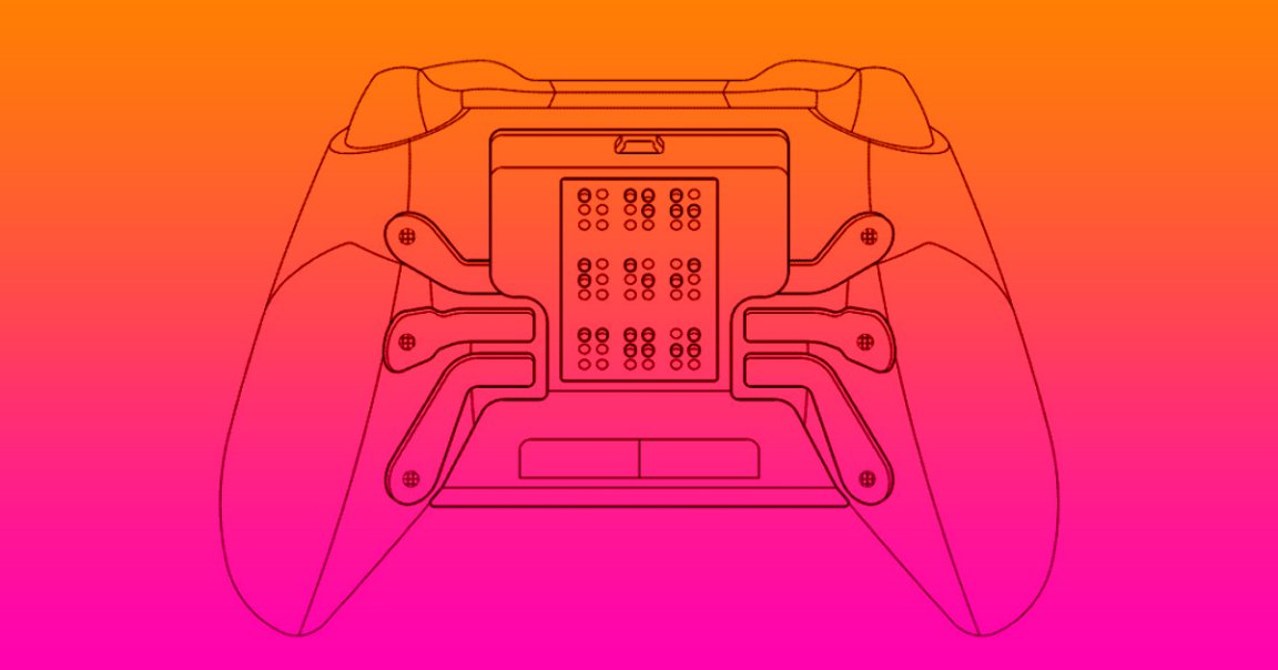 A new Microsoft patent shows an Xbox controller with a live Braille display to help visually impaired gamers get the full experience of a game or live chat.