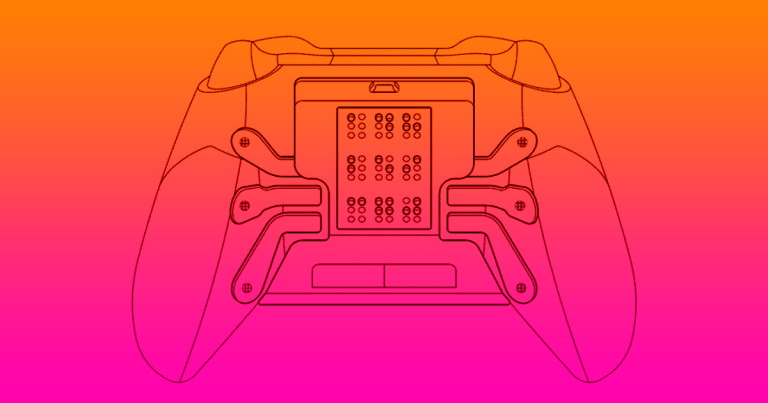 A new Microsoft patent shows an Xbox controller with a live Braille display to help visually impaired gamers get the full experience of a game or live chat.