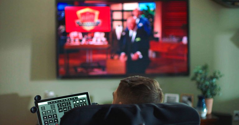 A new Comcast feature pairs with eye-tracking systems to allow customers to use their eyes like they would a remote control.