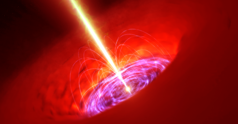 A new NASA study reveals why the Milky Way's black hole is so tranquil: a powerful and unique magnetic field is holding it at bay.