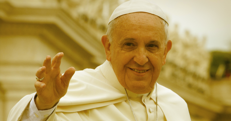 During a closed-doors audience at the Vatican, the Pope told oil executives that we need to find an energy solution that doesn't sacrifice the environment.