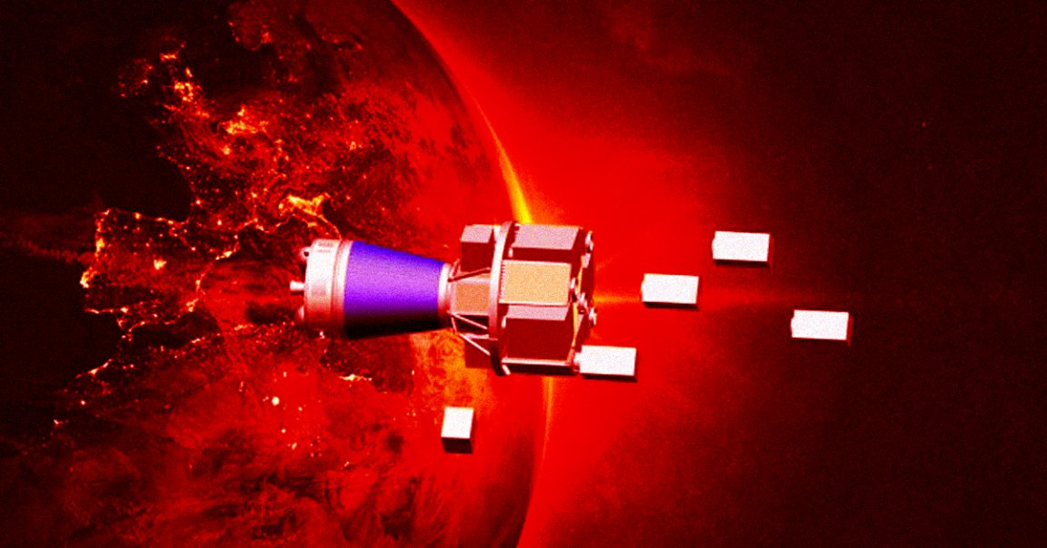 The European Space Agency is about to test Vega, a new "satellite dispenser" that will cut space launch costs by stacking satellites like Legos.