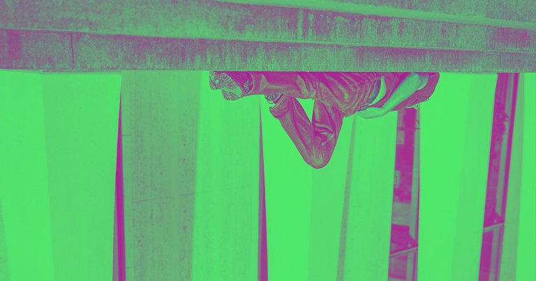 Researchers have discovered a glue that's both strong and reversible — so of course they used it to suspend an engineering student from the ceiling.