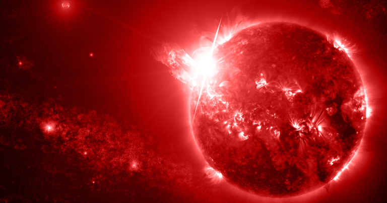 Astronomers just got their first complete observation of a star outside of our solar system erupting plasma out into the cosmos.