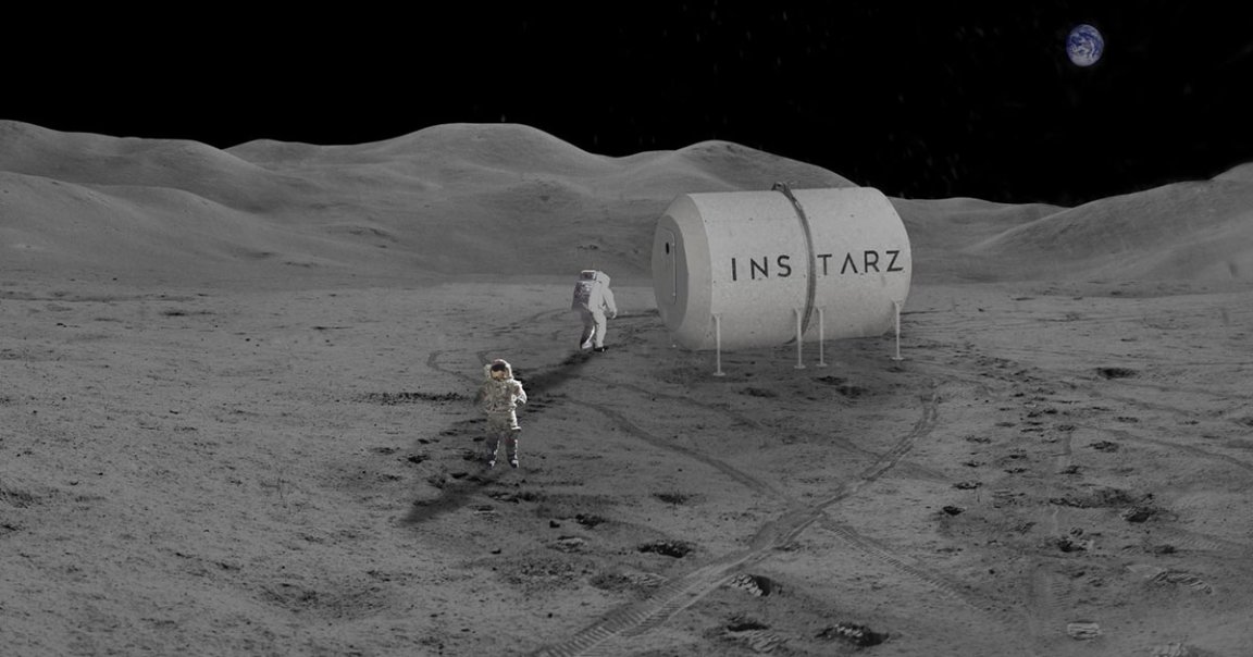 A Puerto Rican startup called Instarz plans on building a self-assembling, self-sustaining Moon habitat that can support eight astronauts for a year.