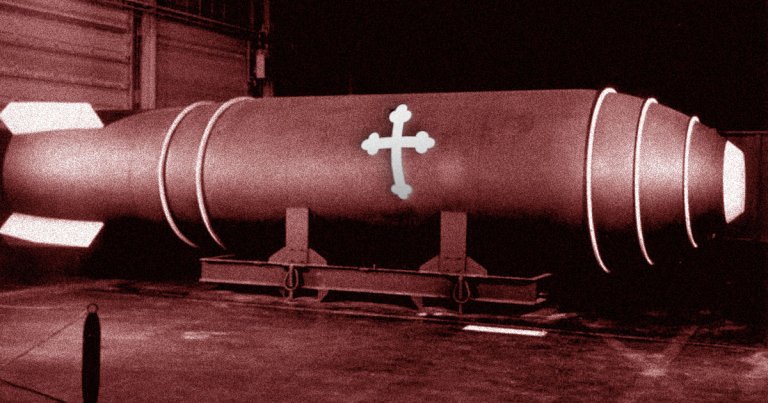 Clergy within the Russian Orthodox Church want to end the practice of blessing Russia's nuclear weapons, but others are happy to frame nukes as holy.
